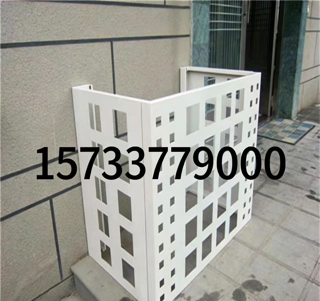 金昌市铝合金空调罩锌钢百叶窗 - 厂家